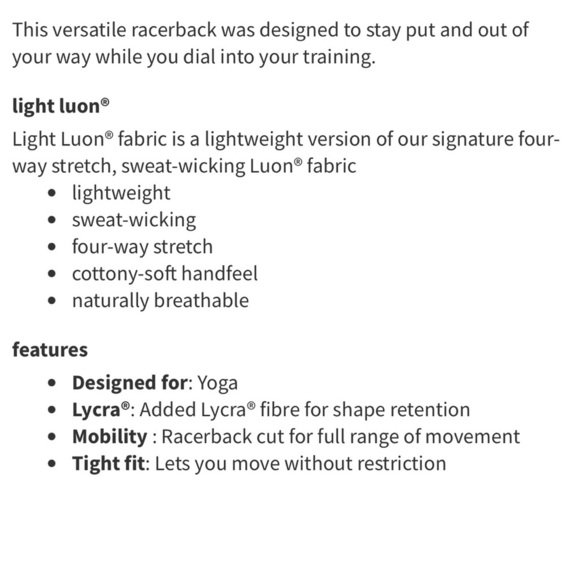 Lululemon Cool Racerback II Luon Pacific Pointe Jacquard True Navy Onyx Blue - Picture 10 of 10